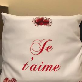 coussin amour